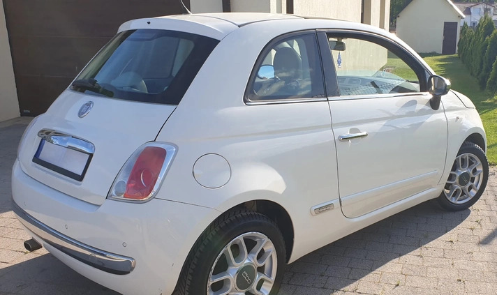 Fiat 500 cena 21000 przebieg: 153692, rok produkcji 2009 z Świebodzin małe 56